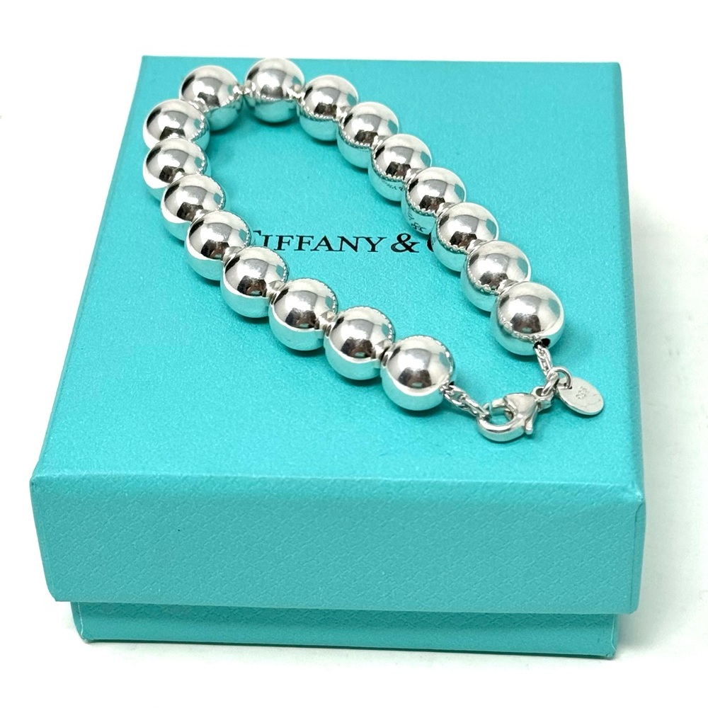Authentic Tiffany & Co. Ball Beaded 10mm Bracelet.